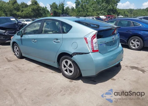 2013 Toyota Prius Three из США, поврежденный, VIN JTDKN3DU3D1728341